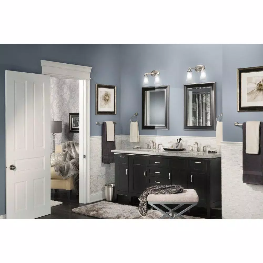 MOEN Eva 24 in. Towel Bar in Brushed Nickel