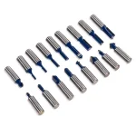 Stark 80-Piece Tungsten Carbide Multi-Purpose Router Bit Set with Aluminum Carrying Case thumbnail 3