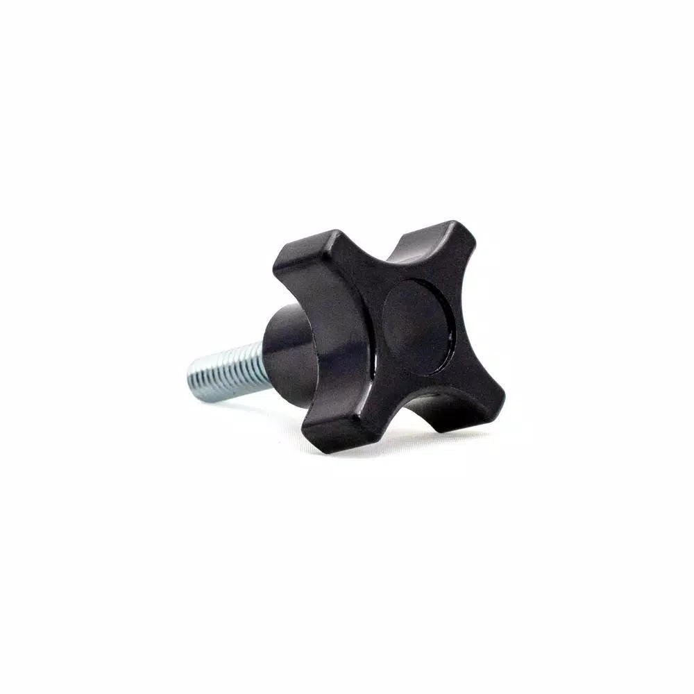 POWERTEC 1/4 in.-20 4-Point Stud Knob, 5-Pack