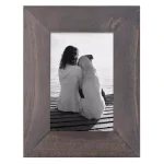DesignOvation Museum 4x6 Gray Wood Picture Frame Set, Pack of 4 thumbnail 2
