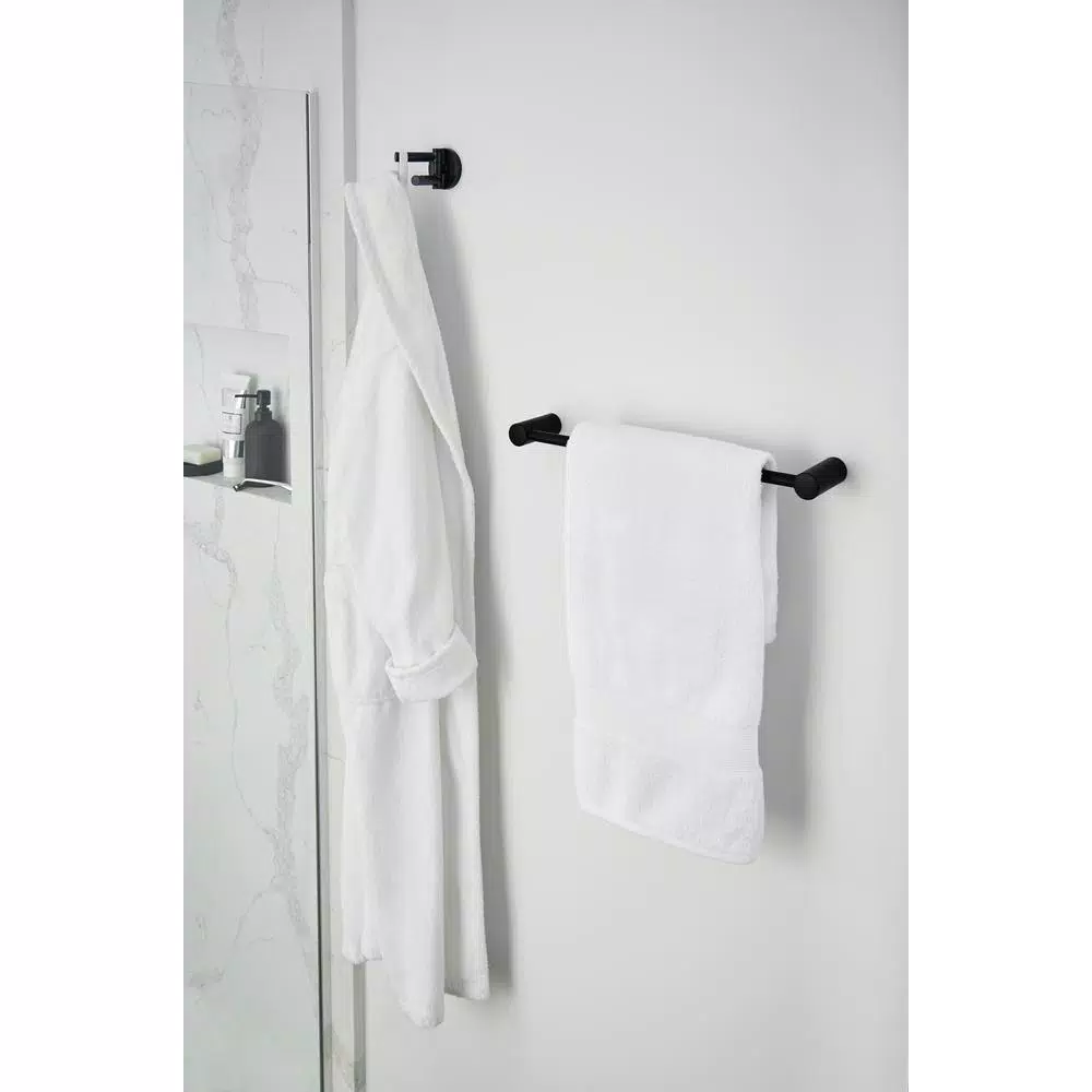 Moen Align 24 in. Single Towel Bar in Matte Black