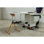 BORA PM-5093 Pivoting Pedestal Roller Stand, 3-in-1 Steel Outfeed Table thumbnail 5