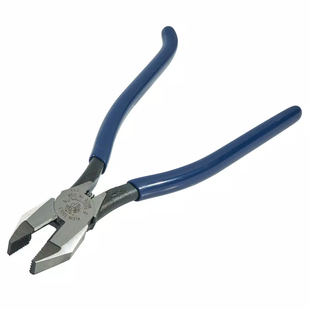 Klein Tools 9.25 in. Ironworker's Pliers for Rebar Tie Wire