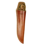 Camillus Bushcrafter 8.5 in. 1095 High Carbon Steel Fixed Blade Knife with Micarta Handle and Leather Sheath thumbnail 4