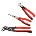 SUNEX TOOLS Sunex 3606V 3-Piece Multipurpose Plier Set with Roll Pouch thumbnail 1