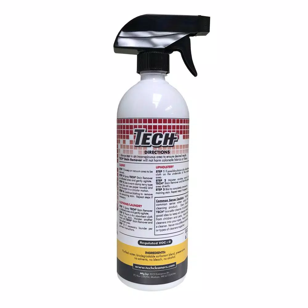 TECH Stain Remover, 24 oz. Liquid Fabric & Carpet Cleaner