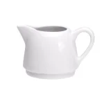 Oneida Tundra 10 oz. White Porcelain High Alumina Creamers, Set of 36 thumbnail 1