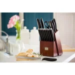 Chicago Cutlery Avondale 16-Piece German Stainless Steel Knife Set with Wood Block thumbnail 9