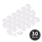 GE Plastic Outlet Safety Covers, Clear (30-Pack) thumbnail 1
