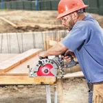 SKILSAW 7-1/4 in. 15 Amp Worm Drive Circular Saw with Diablo Carbide Tipped Blade thumbnail 7