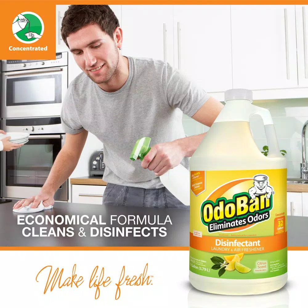 OdoBan Citrus Multi-Purpose Disinfectant Concentrate, 1 Gallon