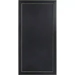 DesignOvation Wyeth Framed Magnetic Chalkboard Memo Board, 13 x 26 in. thumbnail 1