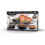 Gotham Steel Pro 13-Piece Hard Anodized Aluminum Ti-Ceramic Nonstick Cookware Set thumbnail 6