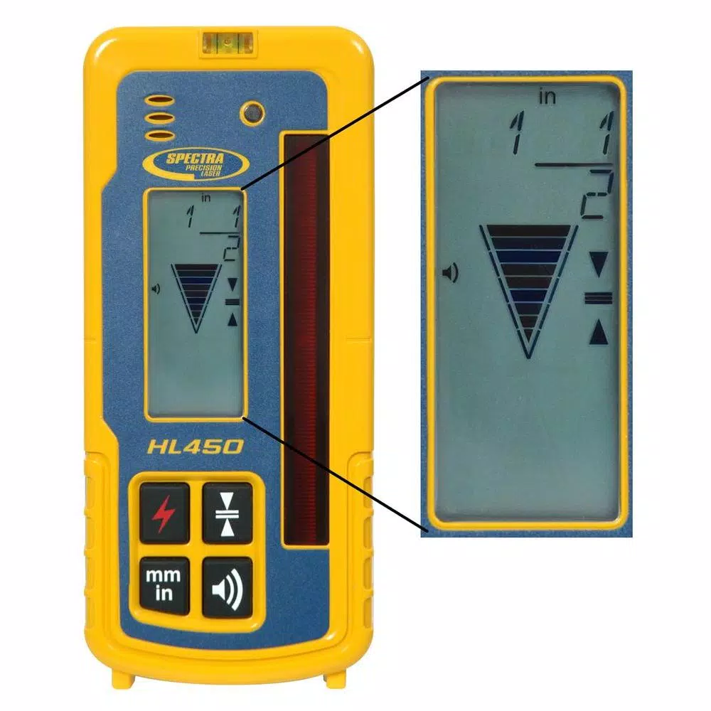 Spectra Precision HL450 Laserometer Digital Receiver with Elevation Readout
