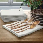 MegaChef La Vague 20-Piece Matte Rose Gold Stainless Steel Flatware Set, Service for 4 thumbnail 3