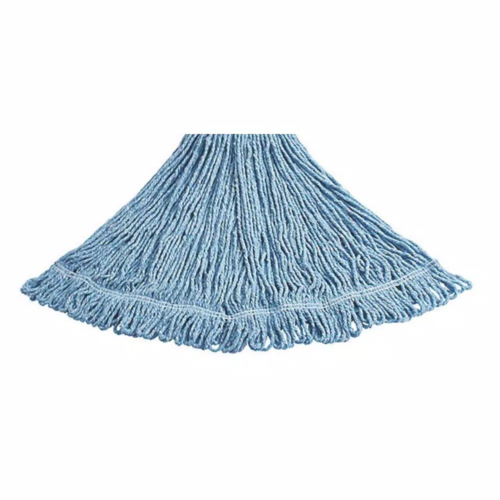 Rubbermaid Commercial Products Rubbermaid Commercial #24 Blend Mop Head Refill, Blue String Mop
