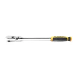 GEARWRENCH 3/8 in. Drive 90-Tooth Dual Material Flex Head Teardrop Ratchet, 13.65 in. thumbnail 1