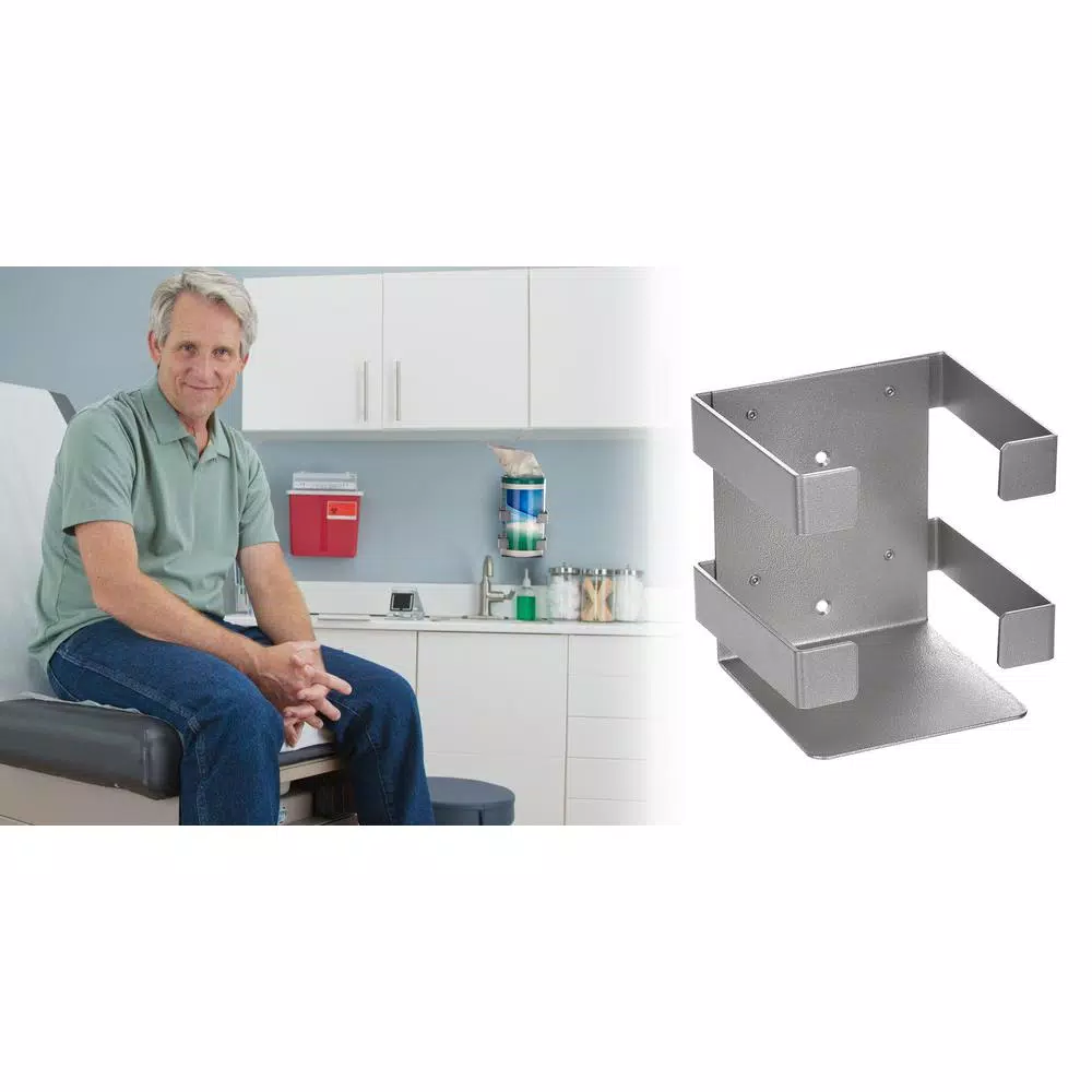 Alpine Industries Wall Mount Sanitizing Wipes Dispenser, Durable Metal Construction