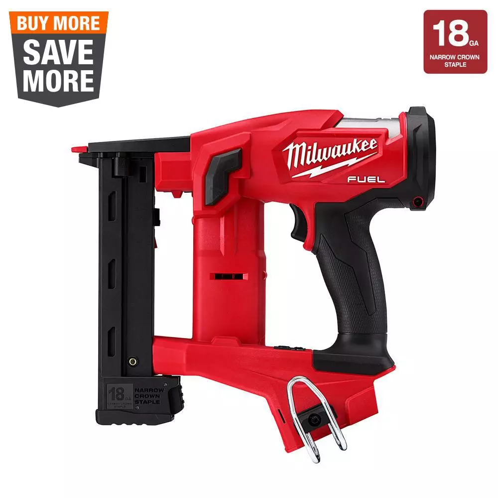 Milwaukee M18 FUEL 18-Gauge 1/4 in. Narrow Crown Cordless Stapler (Tool-Only)