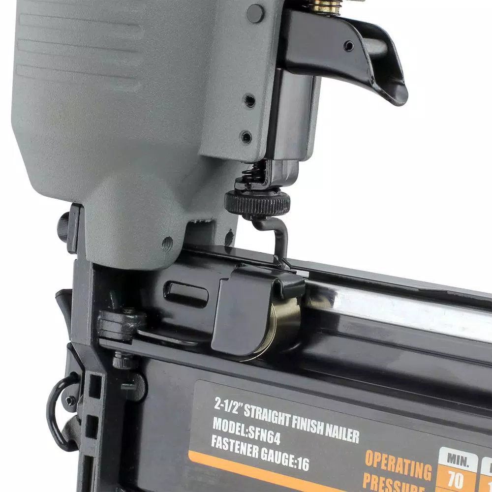 NuMax SFN64 16-Gauge 2-1/2 in. Pneumatic Straight Finish Nailer
