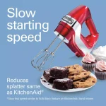 Hamilton Beach Professional 5-Speed Hand Mixer, Red and Chrome with Attachments and Storage Case thumbnail 6