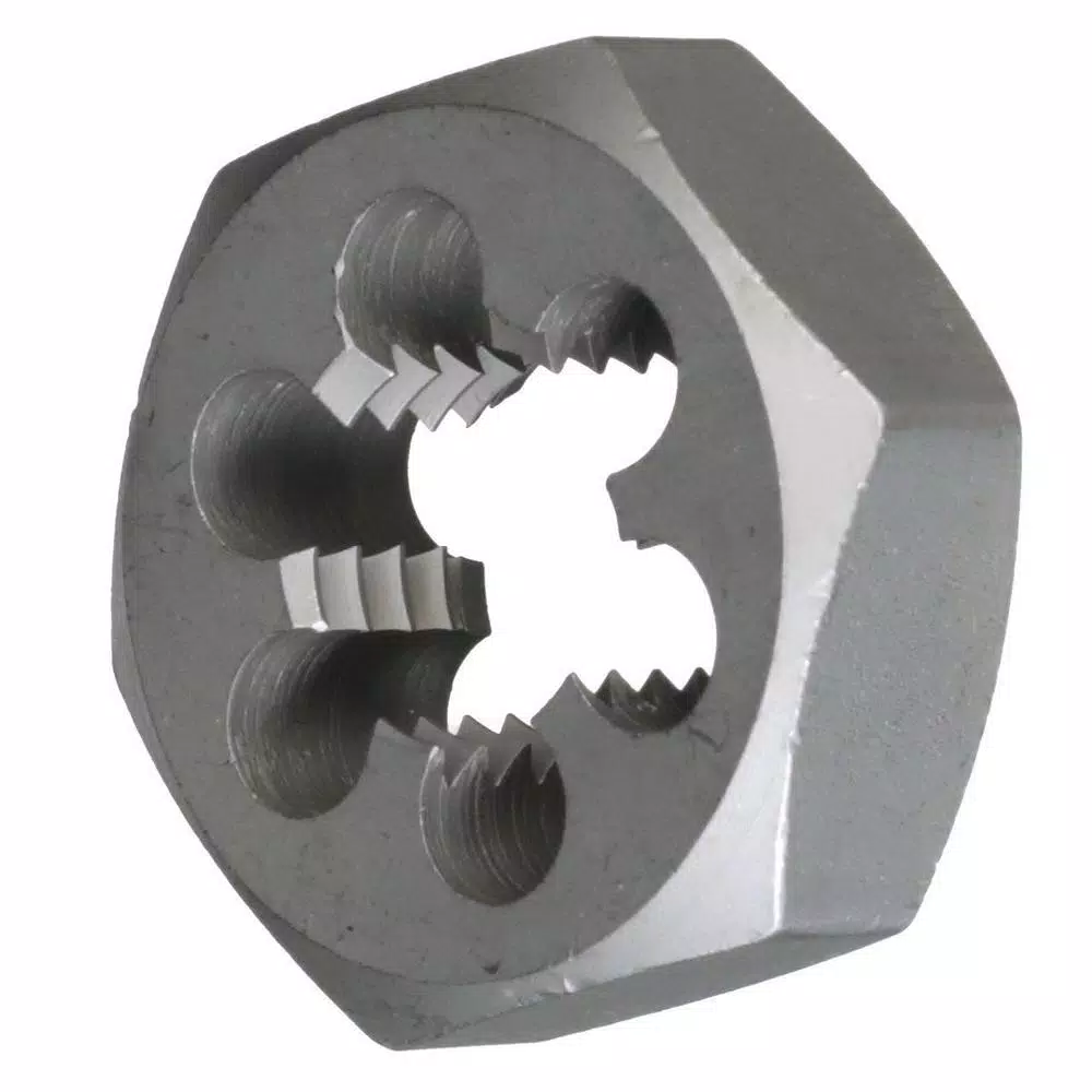 Drill America 1 in.-20 Carbon Steel Hex Re-Threading Die