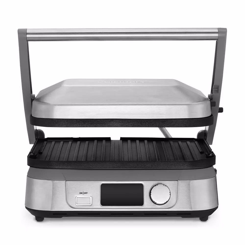 Cuisinart Griddler 5 Brushed Stainless Steel 5-in-1 Panini Press and Griddle
