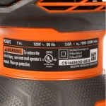 RIDGID 5 in. Corded Random Orbital Sander with AIRGUARD Technology, 3 Amp, Variable Speed thumbnail 6