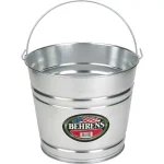 Behrens 8 Qt. Galvanized Steel Pail, 2 Gallon Metal Bucket for Cleaning and Decor thumbnail 1