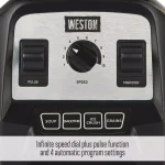 Weston Pro Series 64 oz. 11-Speed Blender with 4 Preprogrammed Settings thumbnail 3