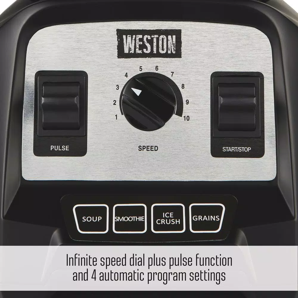 Weston Pro Series 64 oz. 11-Speed Blender with 4 Preprogrammed Settings
