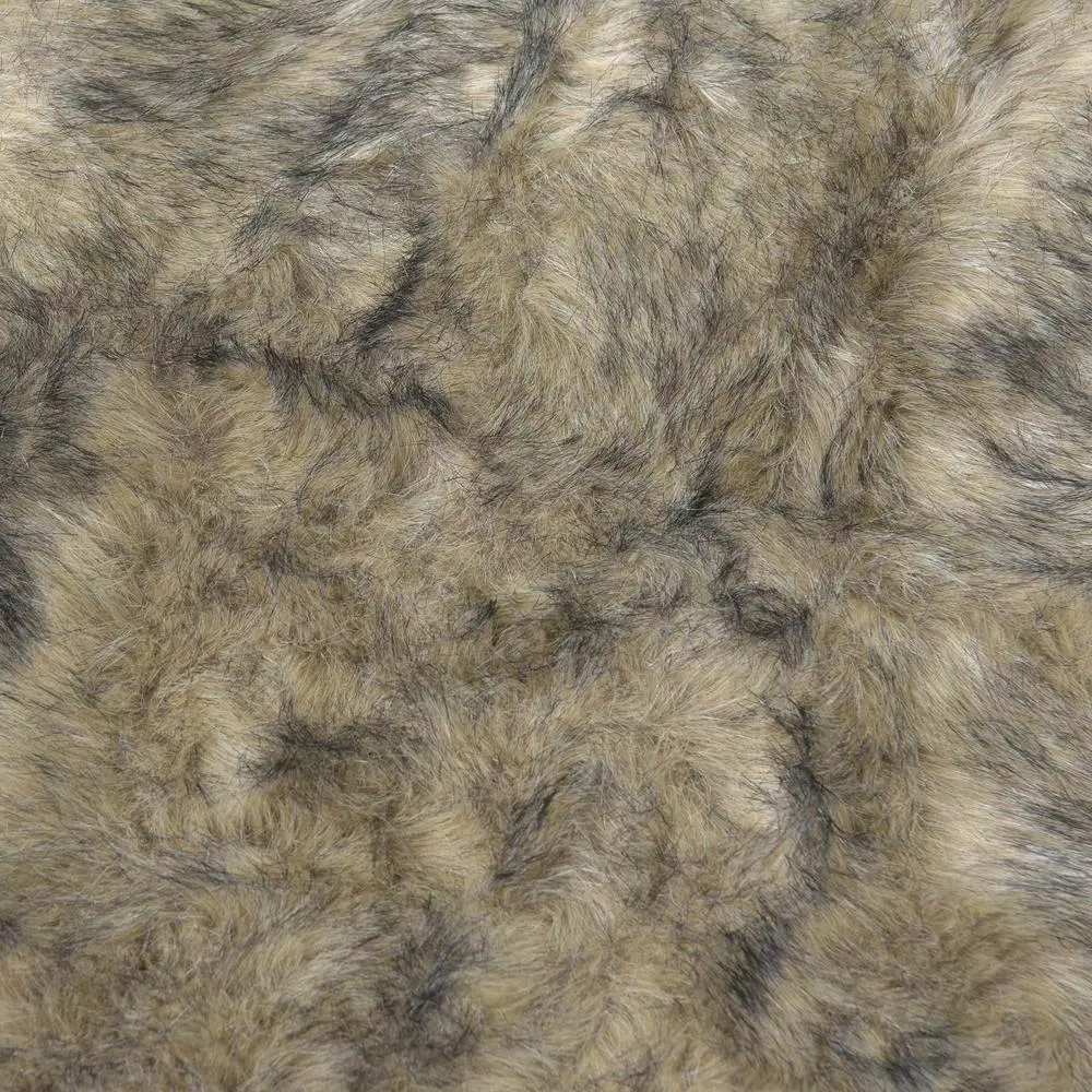 Best Home Fashion Tawny Fox Faux Fur Throw Blanket, 58 in. x 84 in., Southwestern Style