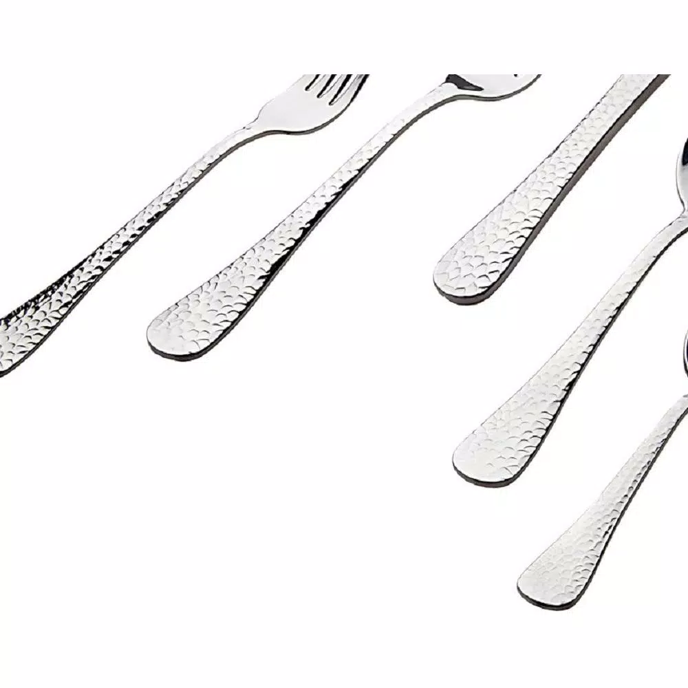 Godinger Silver Salem 77-Piece 18/0 Stainless Steel Flatware Set, Service for 12