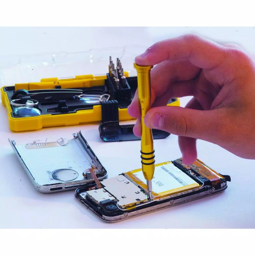 General Tools 17-Piece Smart Phone Repair Tool Kit with Precision Screwdriver and Electronics Repair Tools