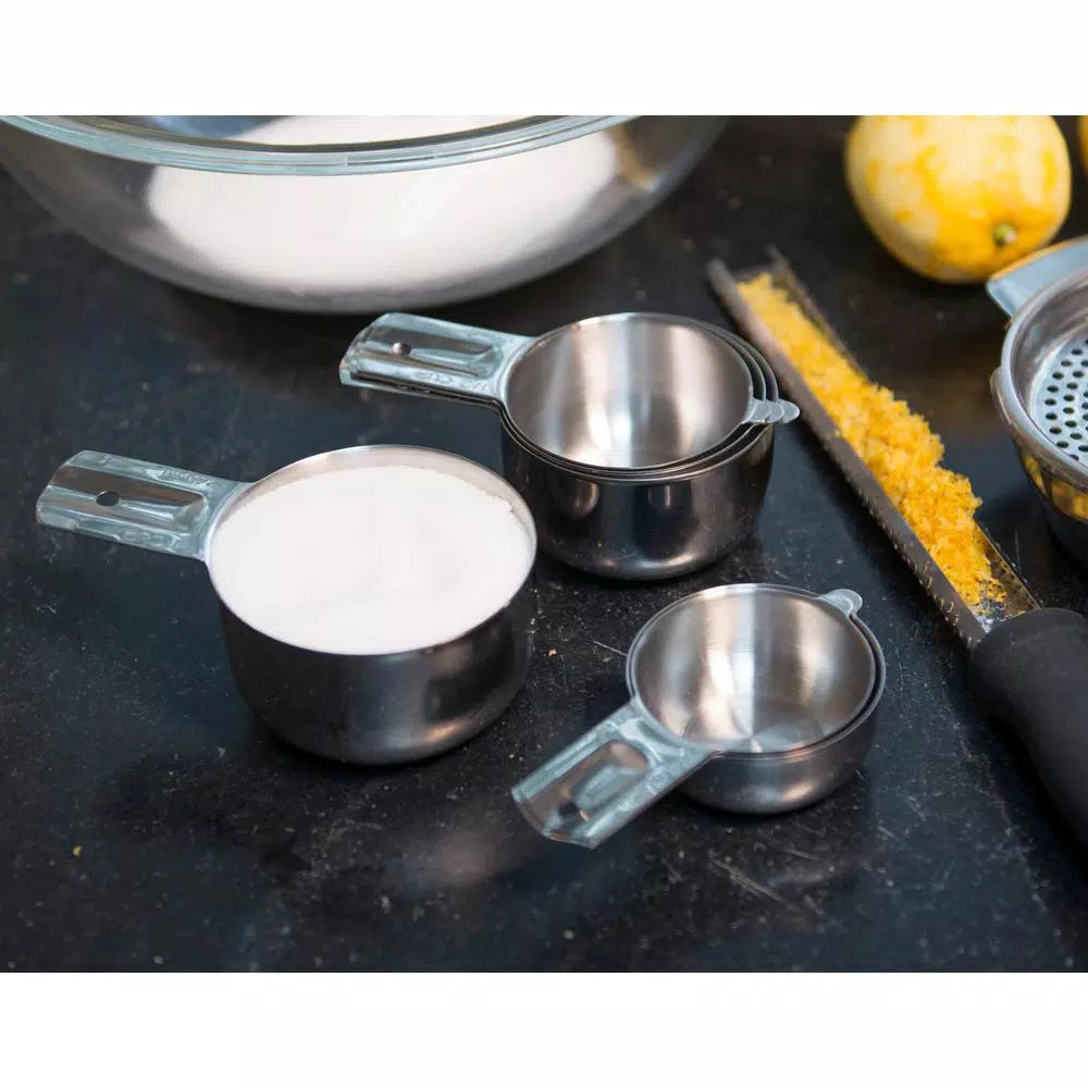 RSVP International Endurance 6-Piece Stainless Steel Measuring Cup Set