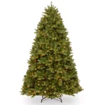 National Tree Company 6.5 ft. Feel Real Newberry Spruce Pre-Lit Artificial Christmas Tree with 650 Dual Color LED Lights thumbnail 1