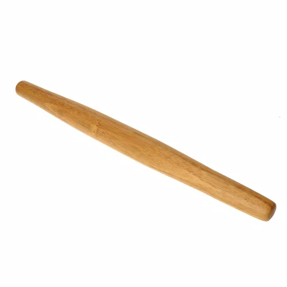Creative Home Exotic Bamboo Tapered Rolling Pin for Pastry, Pizza, and Dough
