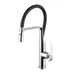 Water Creation Single-Handle Pull-Down Kitchen Faucet, Triple Plated Chrome thumbnail 1