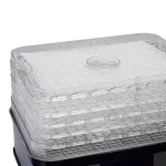 LEM 5-Tray Clear and Black Food Dehydrator with Digital Timer and Auto Shut-Off thumbnail 2