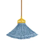 Rubbermaid Commercial Products Rubbermaid Commercial #24 Blend String Mop with 48 in. Wood Handle thumbnail 1