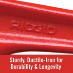 RIDGID E-110 Hex Pipe Wrench, 1-1/8 in. to 2-5/8 in. Capacity thumbnail 13