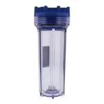 Pentek 158008 Slim Line 10 in. Clear Water Filter Housing, 3/8 in. NPT thumbnail 1