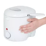 Trademark Classic Cuisine 1 L Cool Touch Deep Fryer, White thumbnail 3