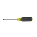 Klein Tools #2 Square Recess Robertson Tip Screwdriver with 4 in. Round Shank and Cushion Grip thumbnail 2