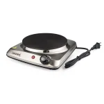 Courant 1000W Portable Single Burner Stainless Steel Hot Plate with 6.1 in. Cast Iron Plate thumbnail 5