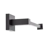 Italia Trieste Matte Black Toilet Paper Holder - Modern Solid Brass Wall Mount thumbnail 4