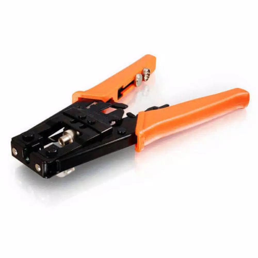 SPT Multi-functional Coax Compression Tool for BNC, RCA, and F-Connectors (RG59/RG6)