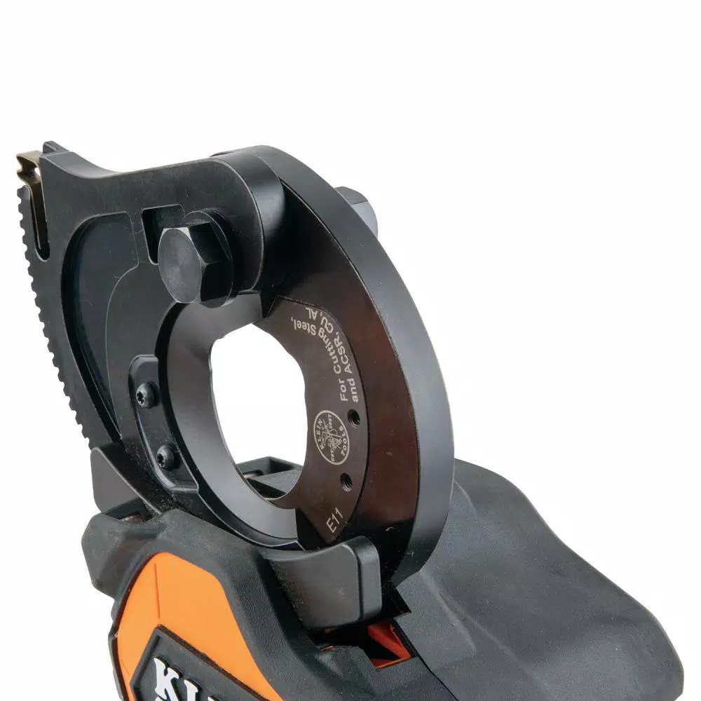 Klein Tools Battery-Operated EHS Closed-Jaw Cable Cutter with Two 2 Ah Batteries and Charger