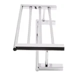 ALFI BRAND 25.88 in. Modern Wall Mount Towel Rack with Shelf, Polished Chrome thumbnail 6
