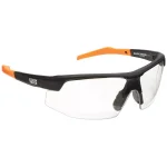 Klein Tools Safety Glasses, Clear Polycarbonate Lens, Anti-Fog & Scratch Resistant, Black/Orange thumbnail 1